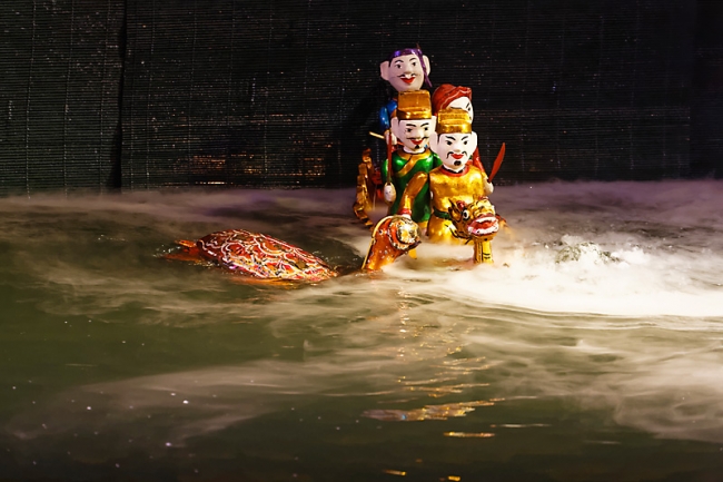 Hanoï-Thang Long water puppet show-036